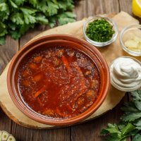 Деревенская селянка с почками