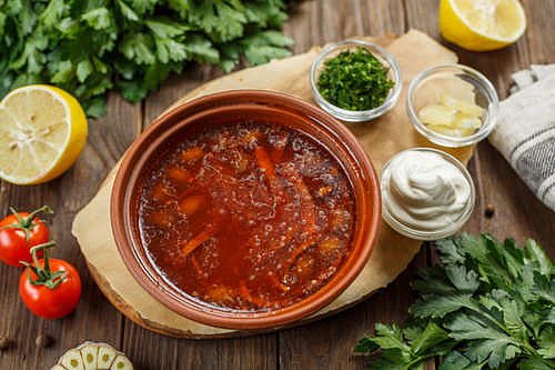 Деревенская селянка с почками